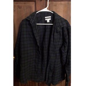 mens regular fit long sleeve plaid flannel shirt